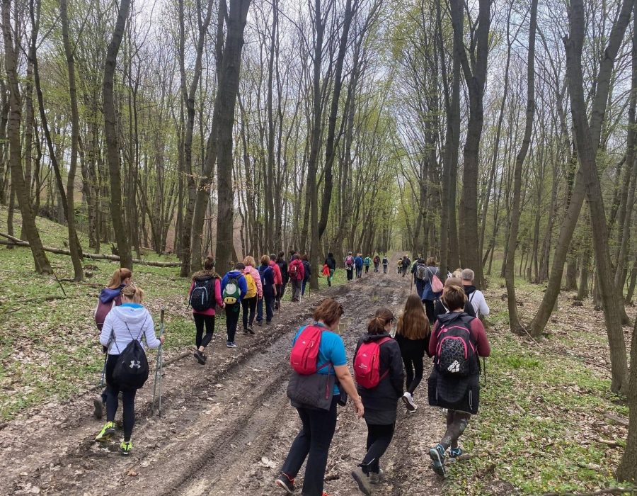 Medvehagyma túra 2022 – Csákányospuszta, Gerecse – nordic walking túra