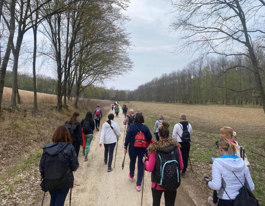 Medvehagyma túra 2022 – Csákányospuszta, Gerecse – nordic walking túra