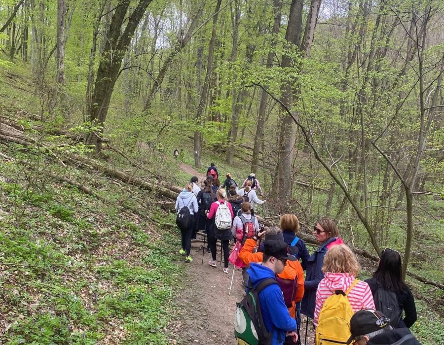 Medvehagyma túra 2022 – Csákányospuszta, Gerecse – nordic walking túra