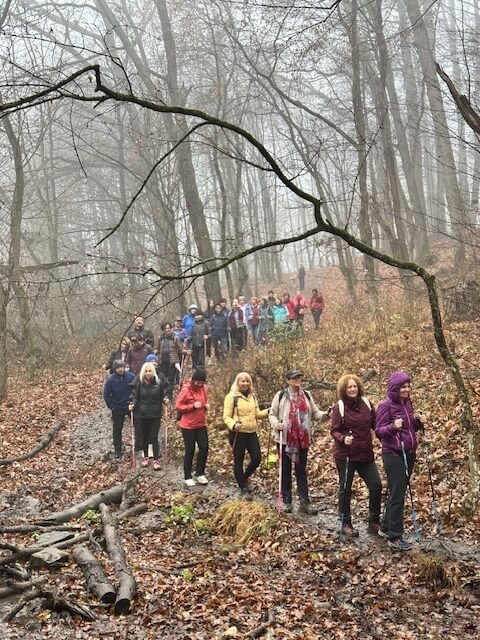 Pilisi túra 2025 november – Pilisszentlászló, Pilis – nordic walking túra