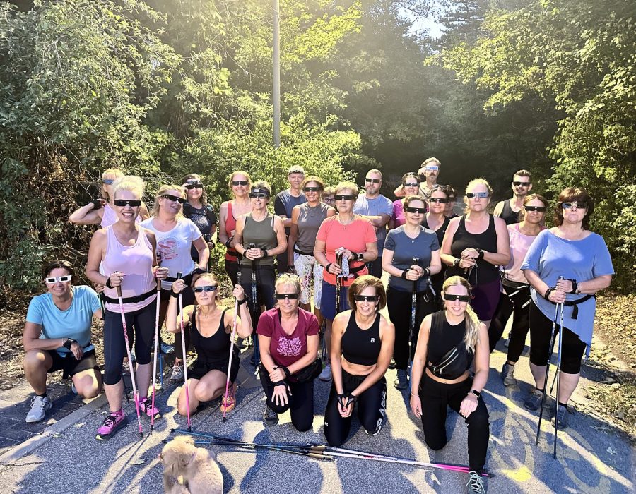 Nordic walking a Gyalogolj.hu csapatával